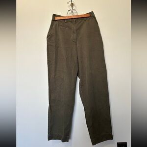 Vintage high waist green pants